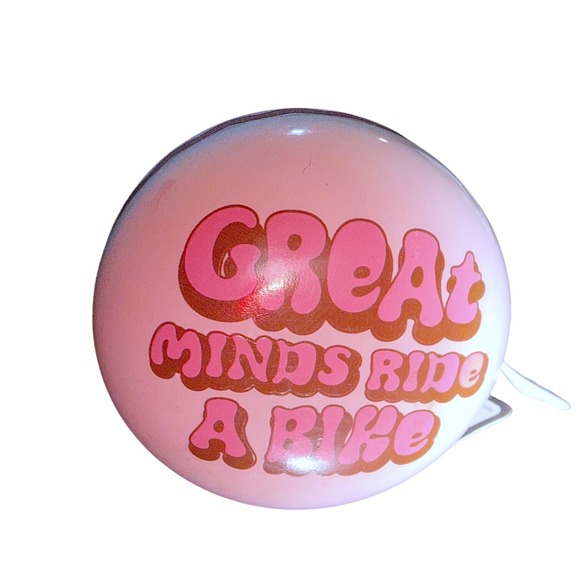 DMM Other - DMM Great Minds Ride A Bike Pink Retro Bicycle Bell BBELL24 Cruiser Accessory